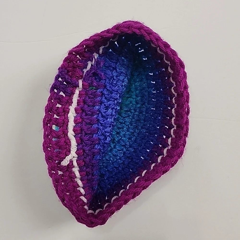 Crochet Beanie Unisex Multicolor Stripes Soft & Stretchy Hat